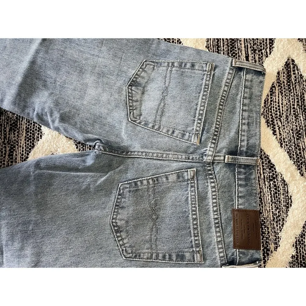 LUCKY BRAND SIENNA SLIM EMBROIDERED FLORAL BOYFRIEND JEAN NWOT SIZE 00/24 - Picture 8 of 8